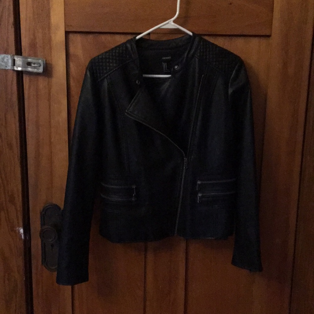 Faux Leather Jacket